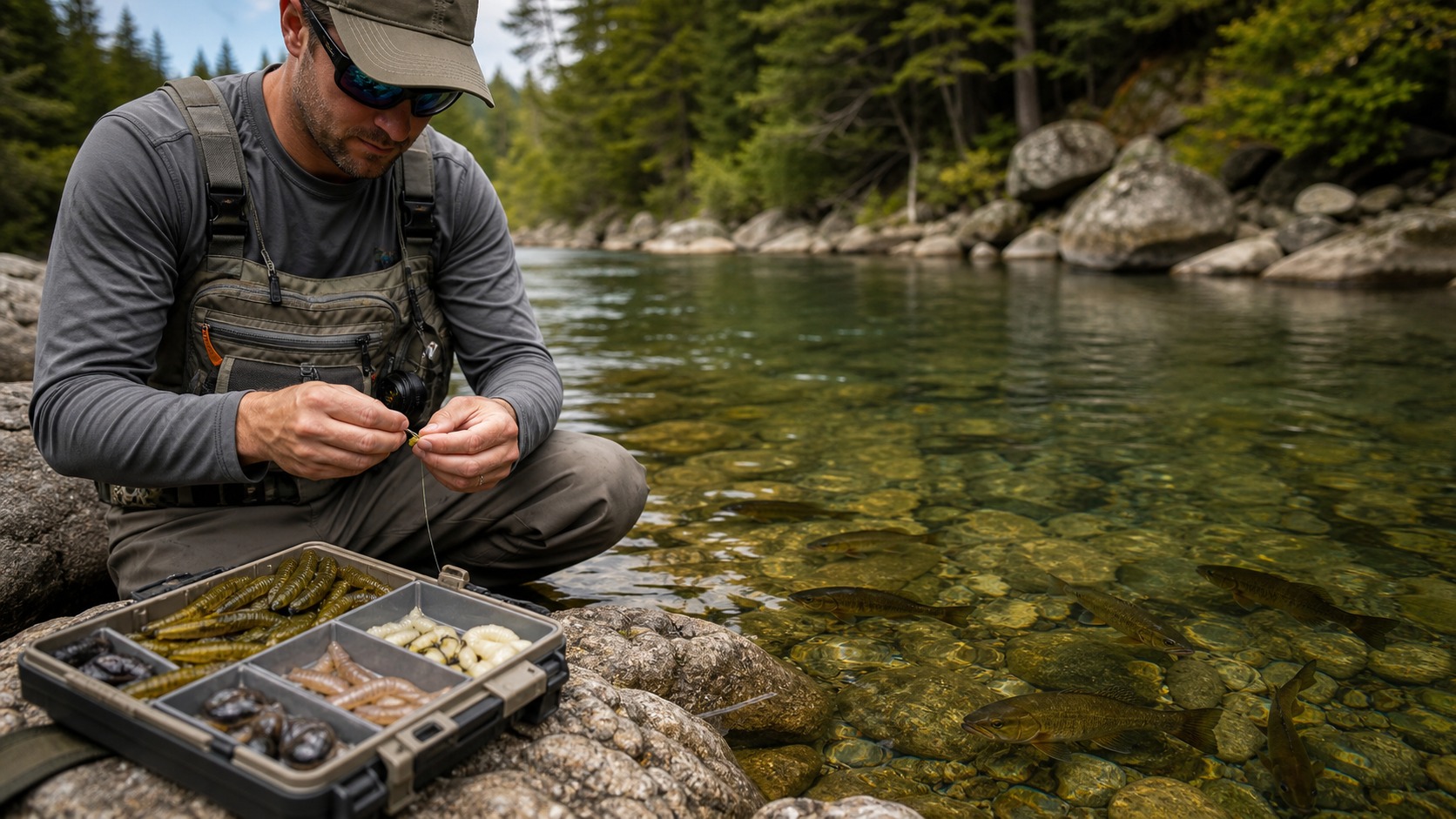 Bass fishing scene for Best Baits for smallmouth bass: What Works in Real Fishing Conditions
