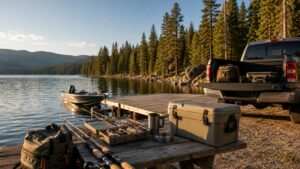 Wide professional fishing scene representing How to Build a Fishing Itinerary for North America Fishing Hotspots