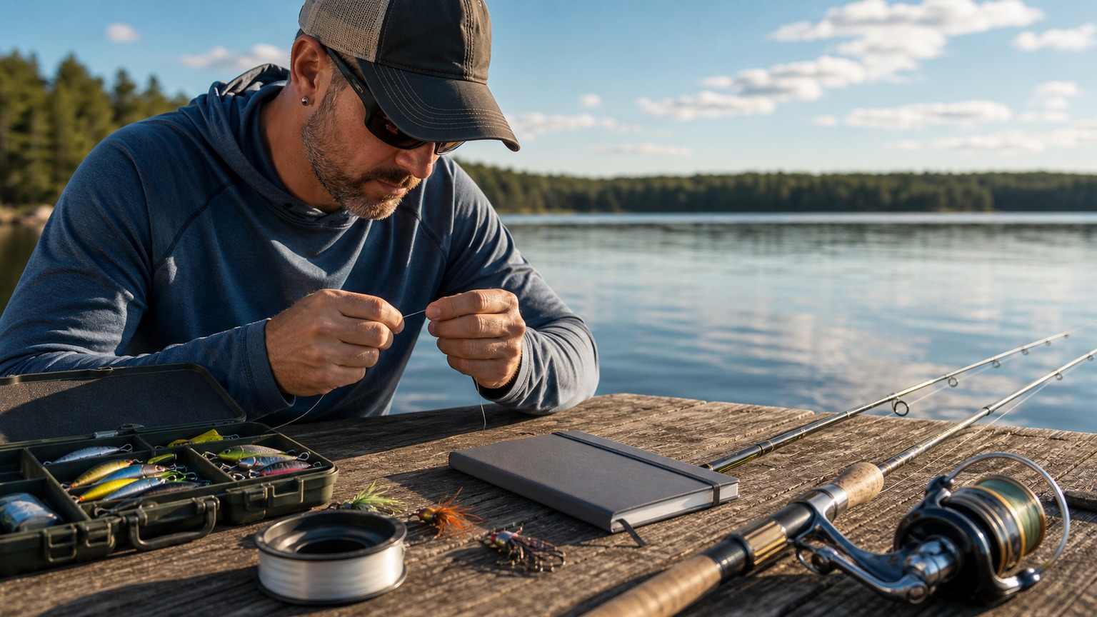 Wide professional fishing scene representing How to Check Your Understanding of Fishing Tips and Tricks